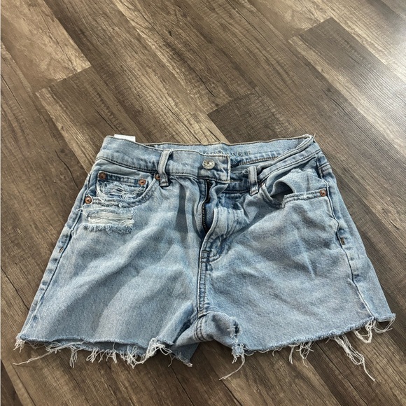 American Eagle Outfitters Light Blue Jean Shorts - Picture 1 of 10